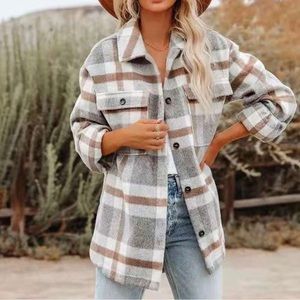 SHEIN Flannel Cardigan